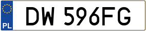 Truck License Plate